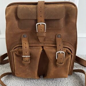 Saddleback Leather Big Mouth Leather Backpack
